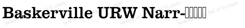Baskerville URW Narr字体转换